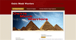 Desktop Screenshot of osirismonkwarriors.com